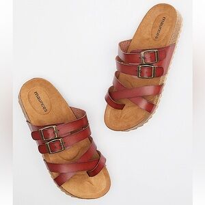 New Maurices Hannah Cognac Footbed Sandal new size 7M
